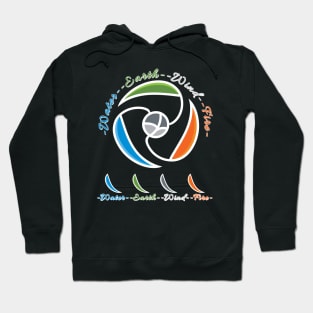 Water Earth Wind Fire Hoodie